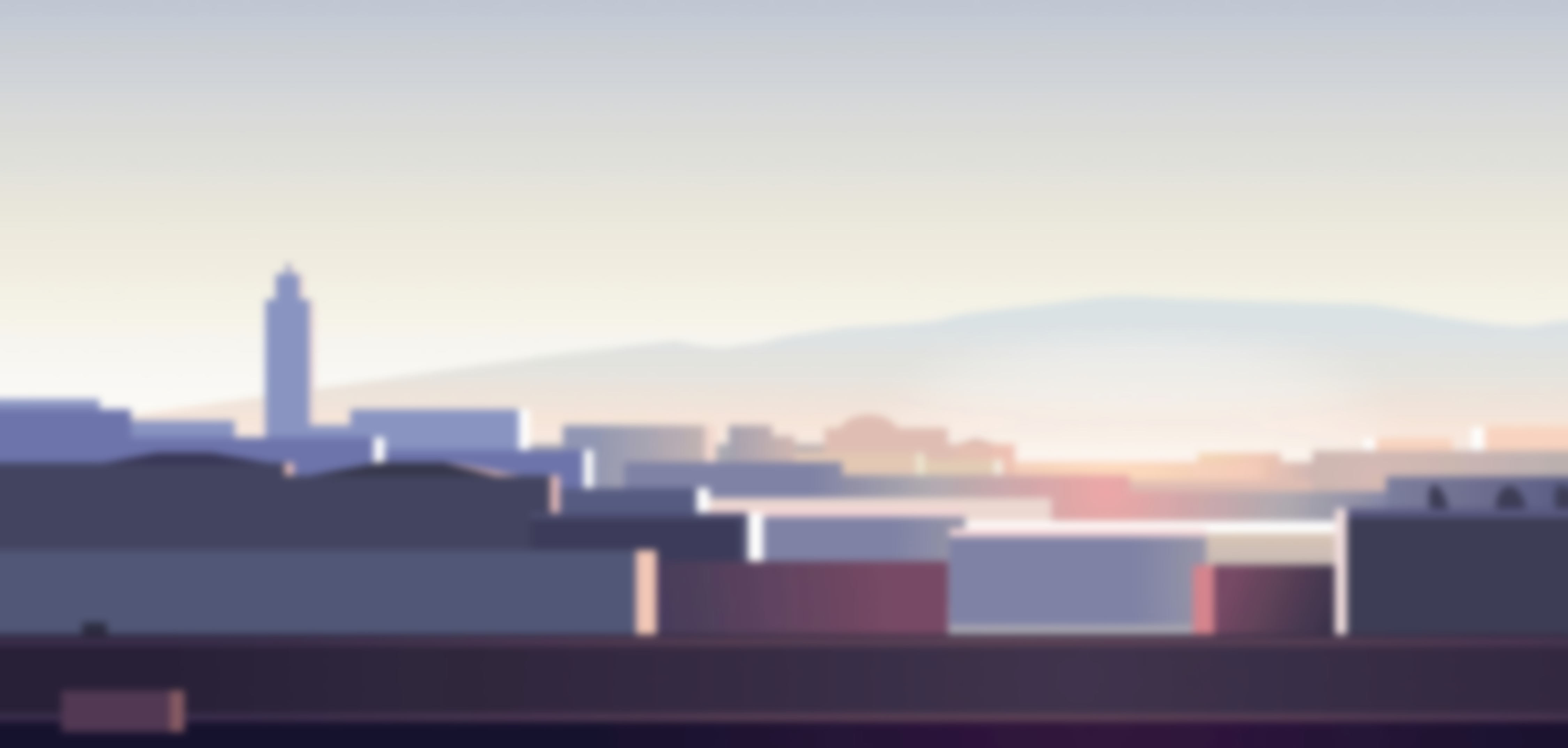 Silhouette of a city